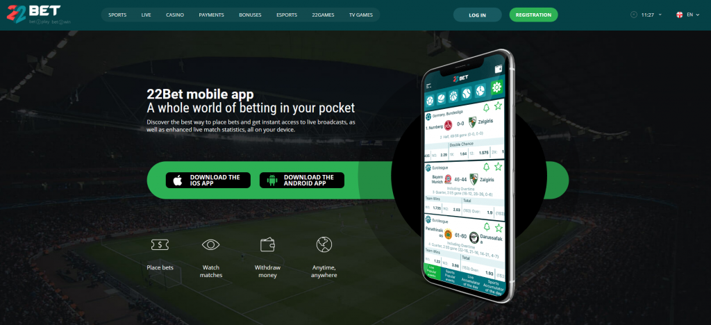 22bet france