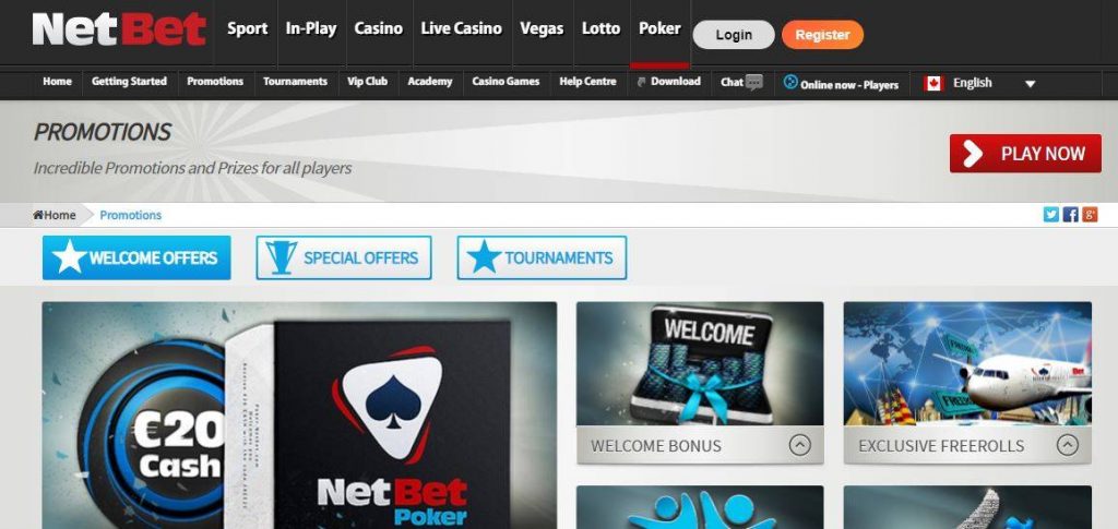 Netbet bonus