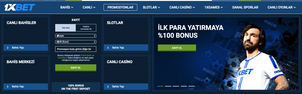 Code Promo 1xBet du casino